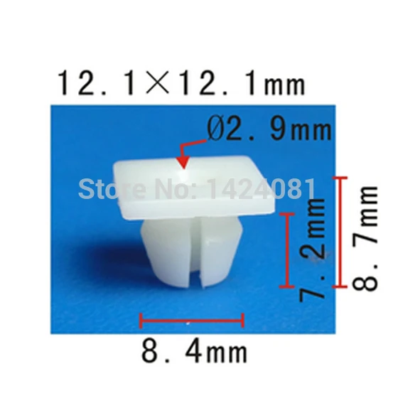 20x oem nylon forgm 14013246 headlight bezel 8 screw size grommet 8 screw hole size