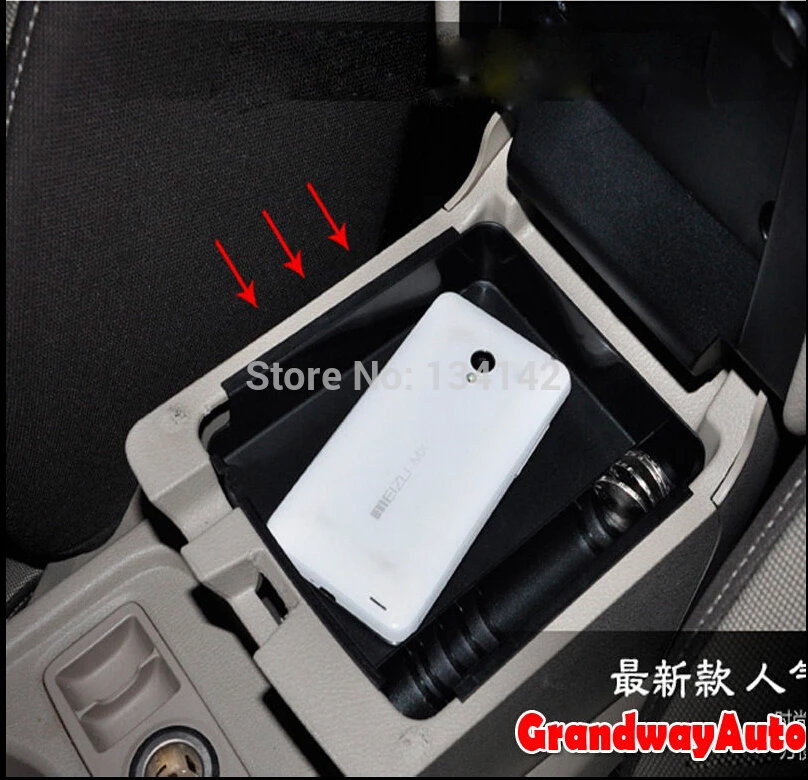 

Car Armrest Organiser Storage Box Multi-use Tools For Ford Focus 1.6L 2012-15