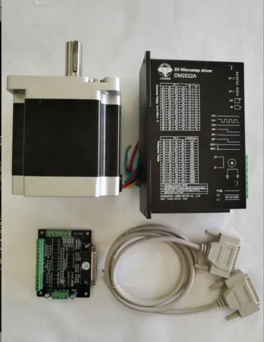 

1axis Nema42 42HS0460 1900oz.in 115mm Length 6.0A & Stepper Driver DM2522A CNC Router Mill LONGS MOTOR