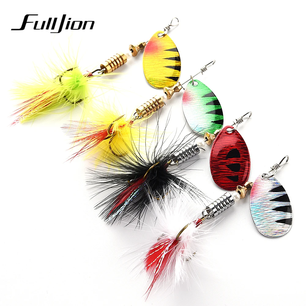 Fulljion الصيد السحر Wobbers اليد سبينر أشرق الترتر ملعقة الطعوم CrankBait ل يطير الصيد معالجة مع ريشة السنانير Pesca Fulljion الصيد السحر Wobbers اليد سبينر أشرق الترتر ملعقة الطعوم CrankBait ل يطير الصيد معالجة مع ريشة السنانير Pesca
