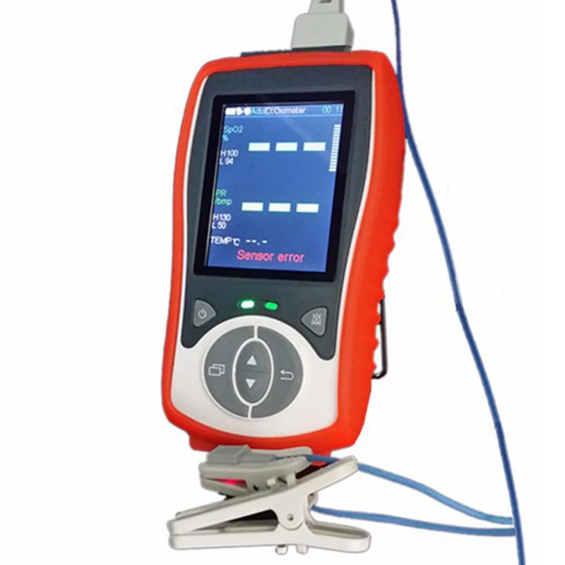 Ручной ветеринарный Пульсоксиметр SpO2 датчик температуры SPO2 Оксиметр кислорода в