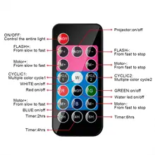 Водяной волновой светильник светодиодный светильник проектор с пультом дистанционного управления красочные эффекты струящейся воды для Хэллоуина рождественских вечеринок