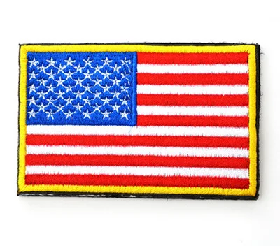 Embroidered Country Flag Patches Army Badge Patch 3D Tactical