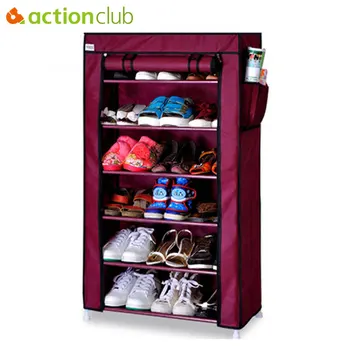 

Actionclub Thick Non-woven Multi-layer Shoes Cabinet Dustproof Creative DIY Assembly Storage Shoe Racks Shoe Organizer Shelf