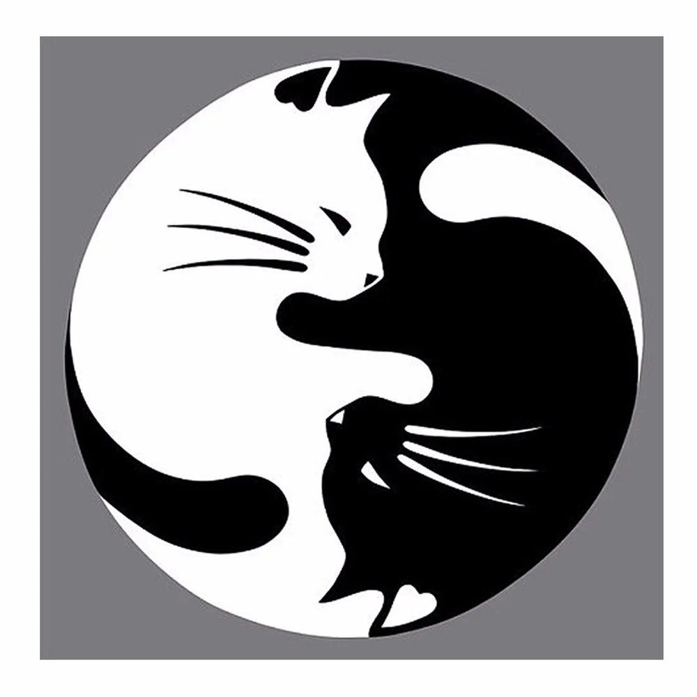 

1 PCS Diamond Painting DIY Tai Chi Cat New Diamond Room Decoration Painting Diamond Cross Embroidery LU726552