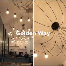 Современный Decora черный цвет мульти потолок Роза подвесной потолочный светильник навес винтажная Потолочная пластина Базовая лампа шарики своими руками не входят в комплект