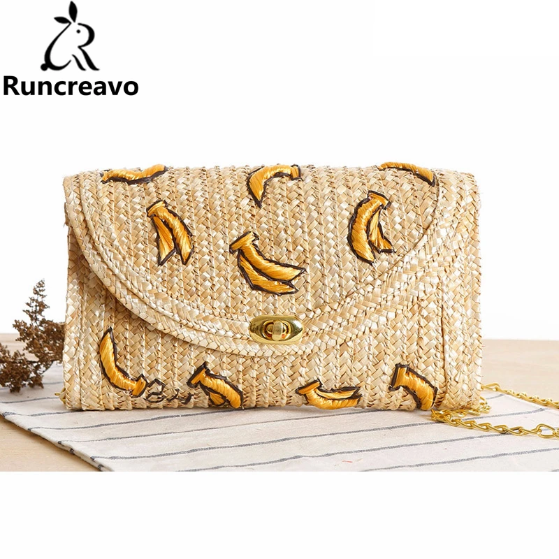 

2018 crossbody bags for women leather handbag luxury handbags women bags designer Embroidery Straw Beach shoulder Bag sac a main