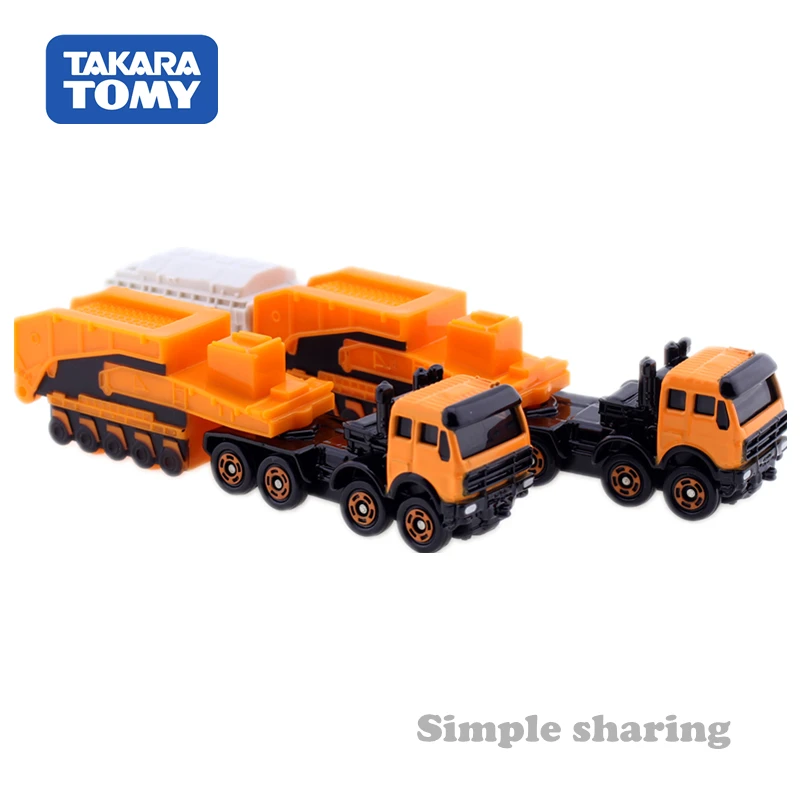 Автомобильный прицеп Tomica No.127 Mercedes Benz 4850 тип 240 металлический литый Takara Tomy