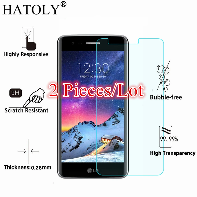 

For Glass LG K8 2017 Tempered Glass for LG K8 2017 Screen Protector for LG K8 2017 Glass X240 M200N US215 Protective Thin Film
