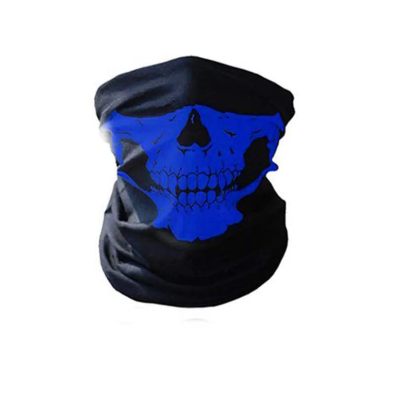 3D череп Бесшовные Волшебные шеи Gaiter маска для лица щит Велоспорт Пешие прогулки тактический Пейнтбол бандана шарф-лента для мужчин и женщин