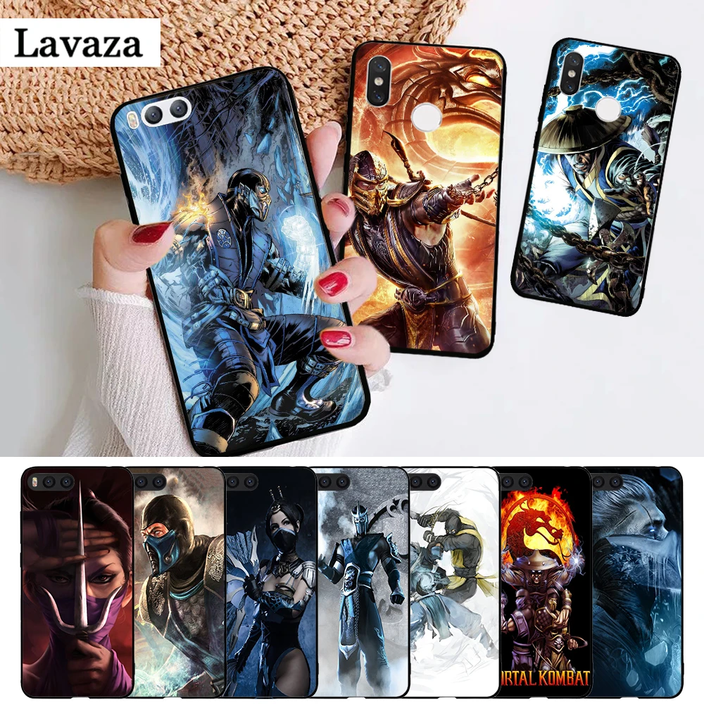Силиконовый чехол Scorpion Sub Zero Mortal Kombat для Xiaomi MI 5X 6 6X 8 9 SE 9T Pro CC9E CC9 A3 F1 A1 A2 Lite MAX