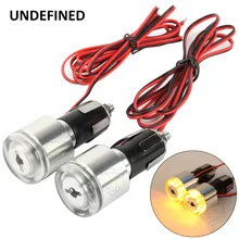 Светодиодный фонарь для мотоцикла с рукояткой, Янтарный указатель поворота, мигалка для Honda CBR600F CBR600RR X2 7 м VT1300CT, не определенный