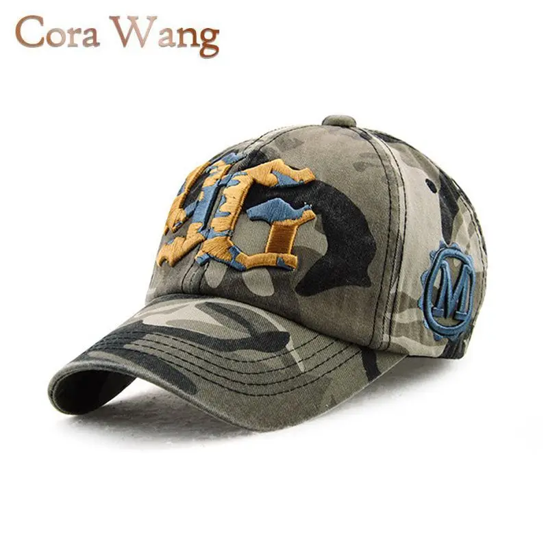 

Camouflage Mens baseball cap Women Branded cap snap back Camo hats High Quality cotton hat cappelli per gli uomini touca