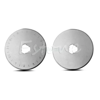 

2Pcs 45MM Rotary Cutter Refill Blades Sewing Quilting Fits For Olfa For Fiskars