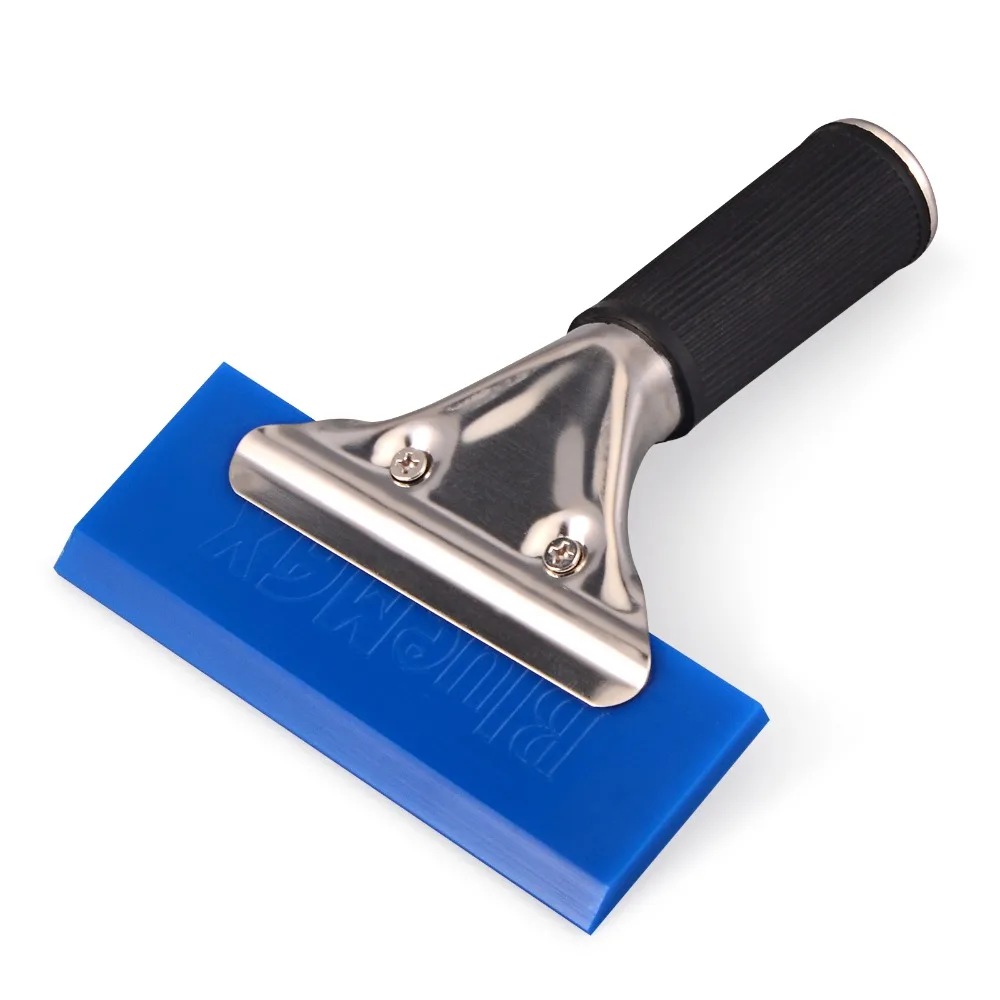 

EHDIS Handle Bluemax Rubber Squeegee Water Wiper Ice Scraper Tint Tools Window Kitchen Household Cleaning Tools Car Wrap Tools