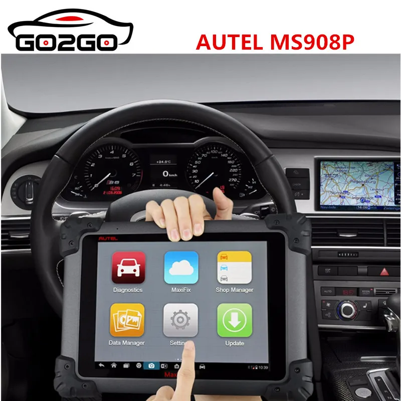 Koop Autel MaxiSYS Pro MS908P Auto Diagnostische ECU Codeing Programmering Systeem met WiFi Bluetooth Ondersteuning J 2534 Online Programmering