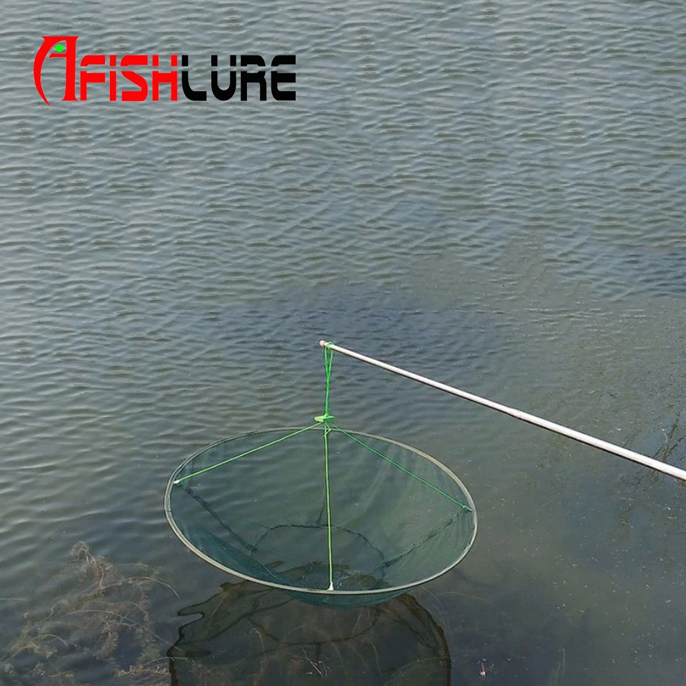 1pc 31 Inches Drop Landing Fishing Net Great Pier Harbour Pond Prawn