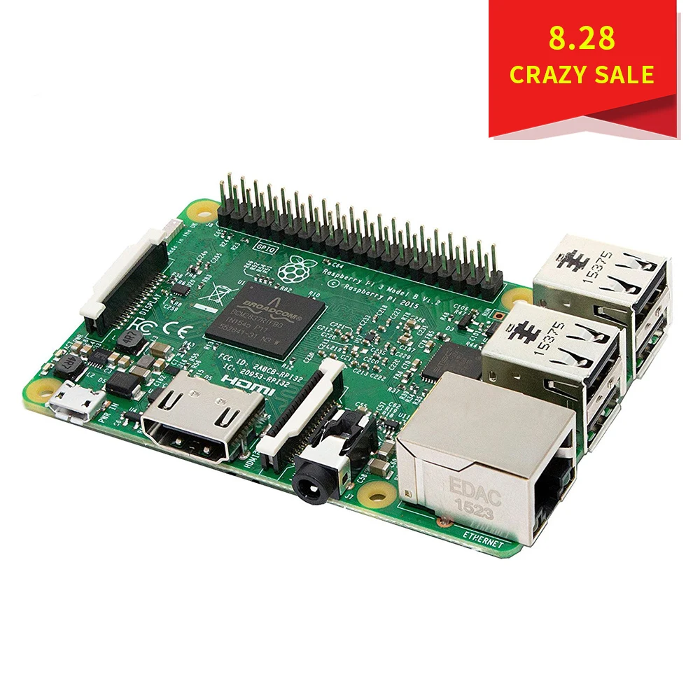 Raspberry Pi 3 Model B Raspberry Pi Pi3 B Pi 3 Pi 3B с Wi-Fi и Bluetooth