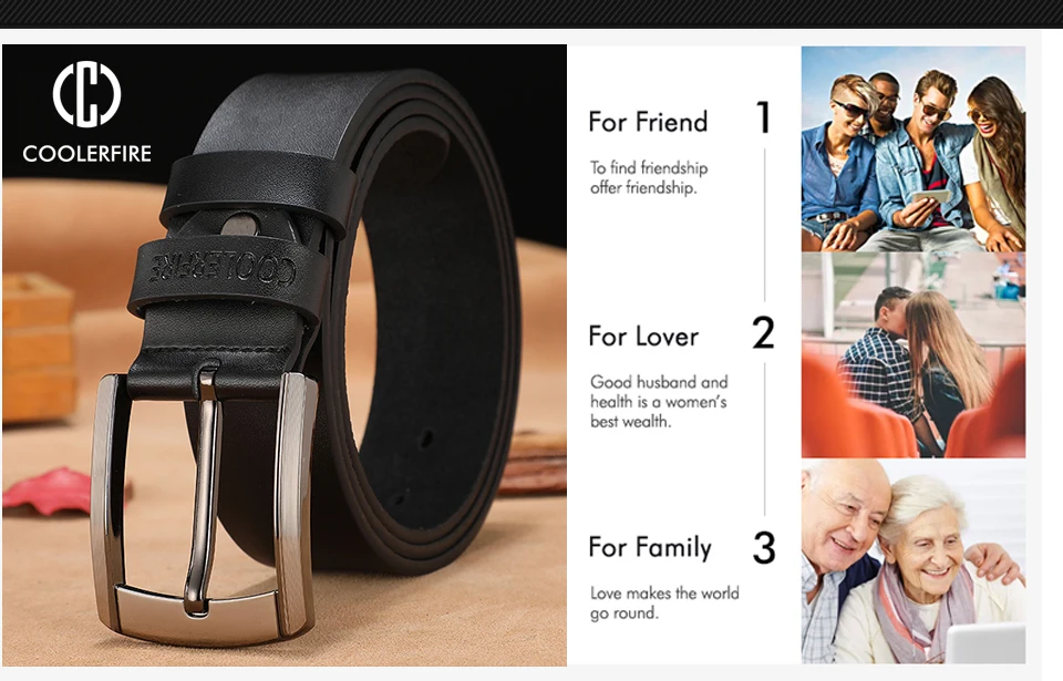 Men's High-Quality Genuine Leather Belt