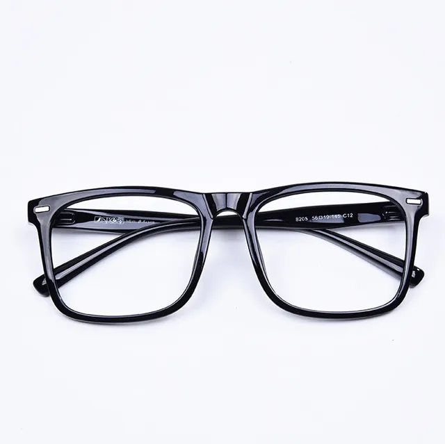 TR90 Glasses Frame Mens Prescription glasses Retro Large framed Light ... Big Frame Prescription Glasses