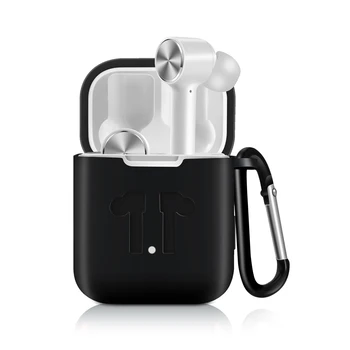 

For xiaomi airdots earphone Cases Cover Bluetooth Wireless Earphone Silicone Case Dustproof and anti-fall with fixed buckle