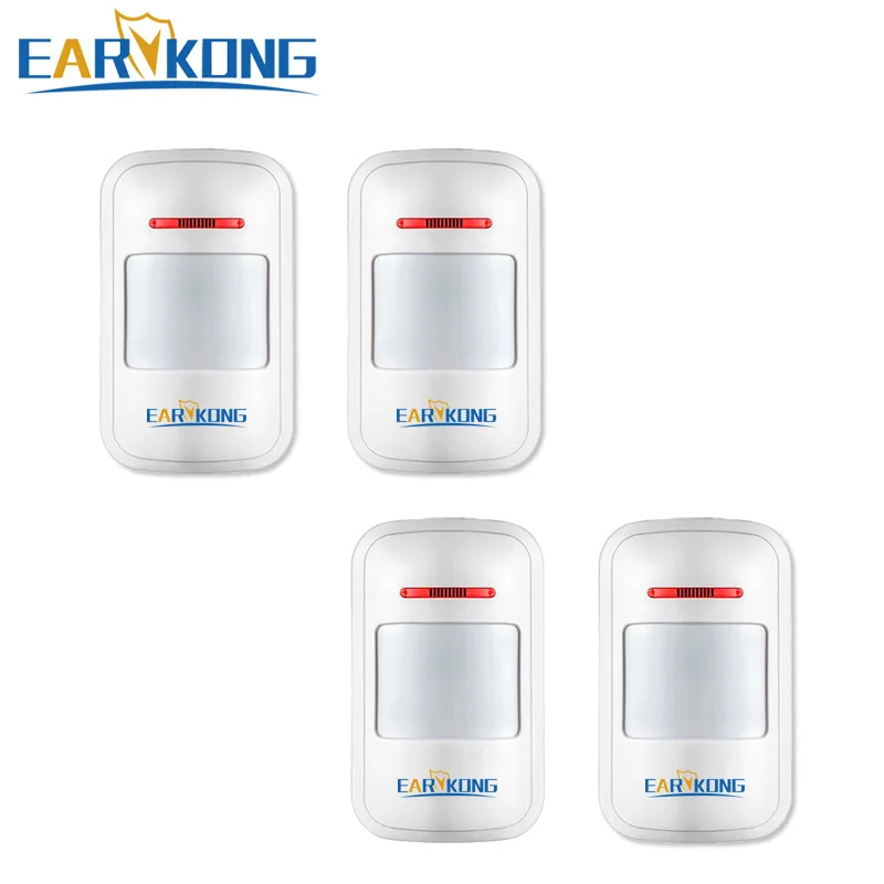 Qualidade sem Fio Sensor de Movimento para Casa Sistema de Alarme Segurança do Assaltante Alta Movimento Detector Infravermelho Pir 433 Mhz