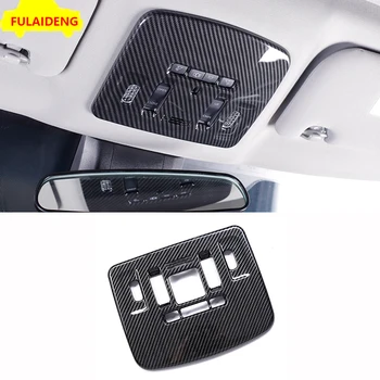

For Toyota Camry 2018 Carbon fiber ABS Matte Interior front Reading Light Lamp Cover Trim Car Styling Accessories