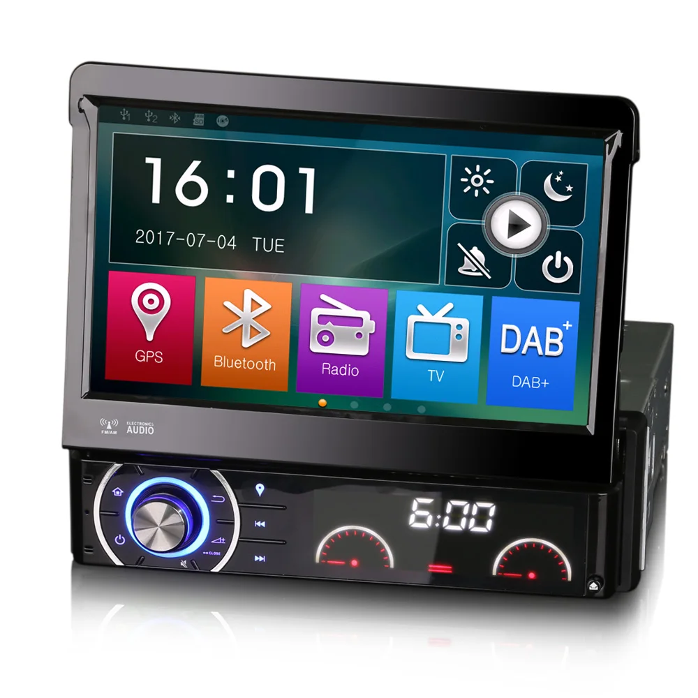 Автомагнитола 7 &quotOne Din с gps навигацией 1 DVD одна Master MST2531 ARM Cortex A7 800 МГц ЦП 256 Мб
