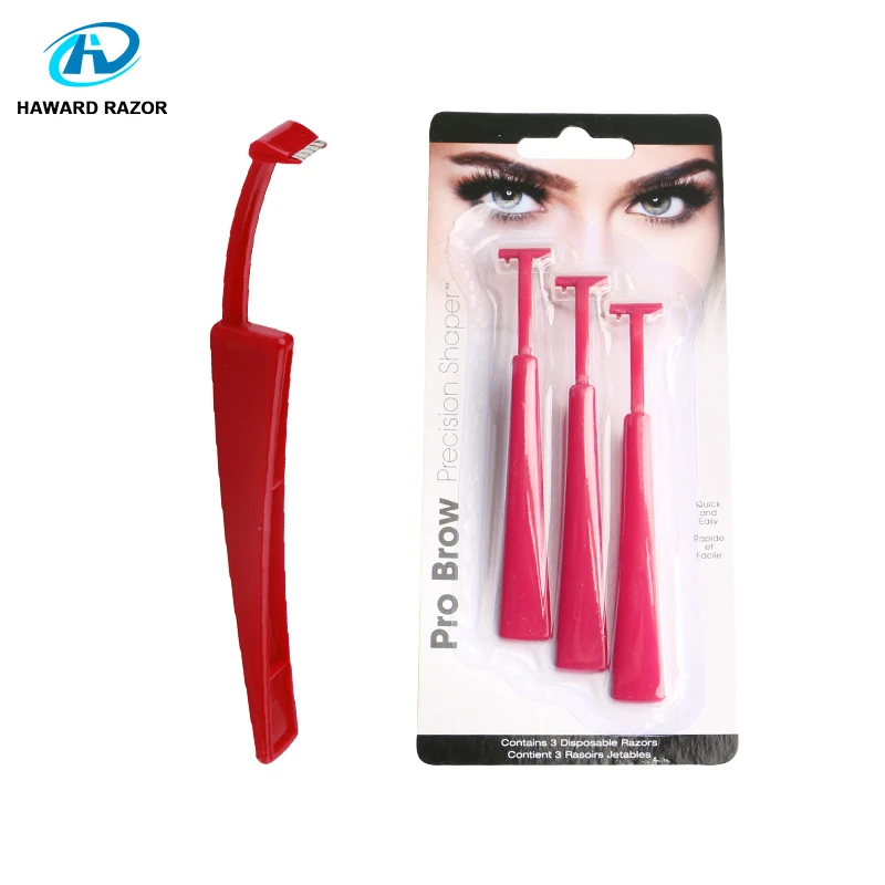 

HAWARD RAZOR Women Eyebrow Razor Single Blade Eyebrow Shaver Lady Disposable Eyebrow Razor 3/9Pcs