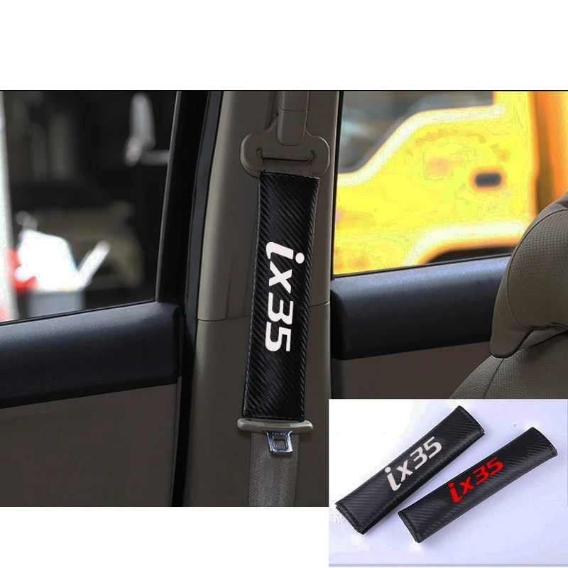 2pcs PU Fashion Car Seat Belt Cover Car Seat belt shoulder Pads for