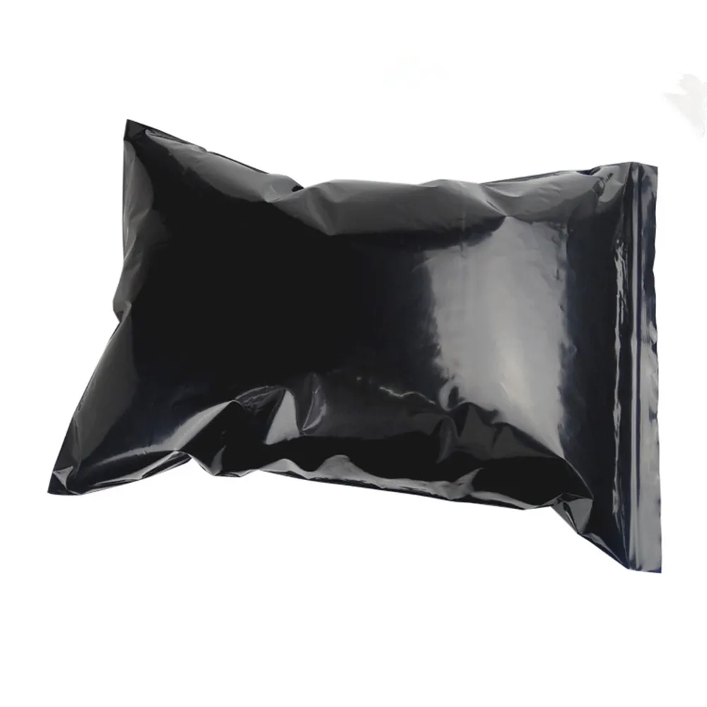 50Pcs/Lot 24*36cm Black Water Proof Ziplock Pouch Reclosable Zipper Top