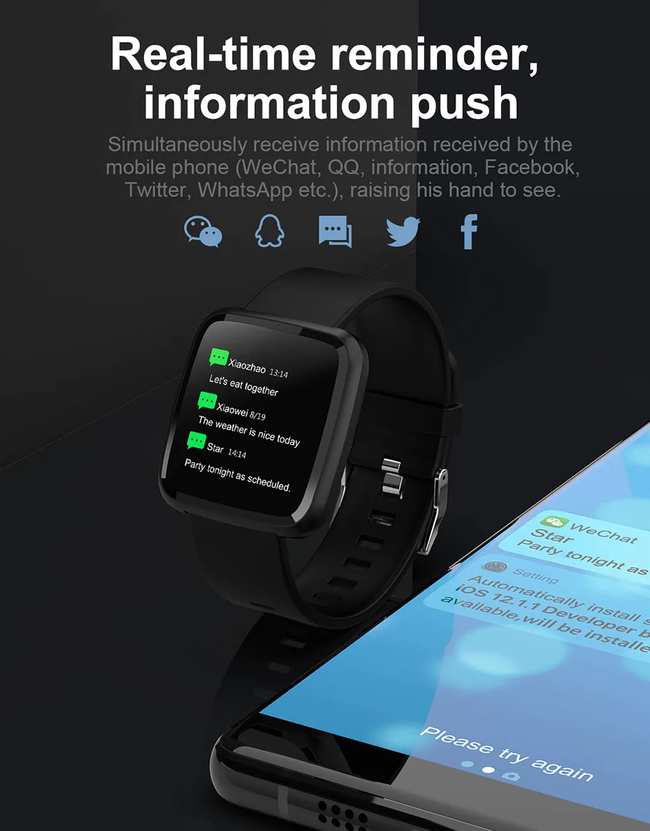 colmi full touch screen smart watch y7 pro waterproof bluetooth sport fitness tracker men women smartwatch for ios android phone