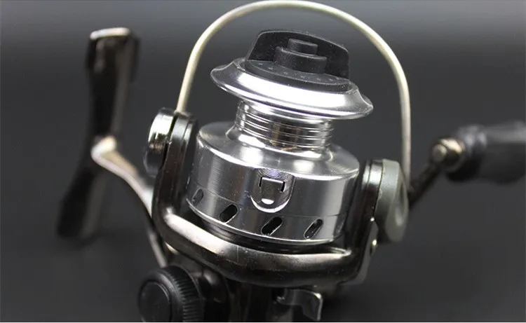 RONSHIN Mini Small Ice Fishing Spining Reel All Metal Mini 3+1BB Zinc Alloy  Spinning Reels