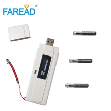 Фабрика 134,2 кГц FDX-B RFID портативный мини USB чип для сканера/животных pet ID считыватель микрочипов с 2шт стеклянной биркой(бесплатные образцы