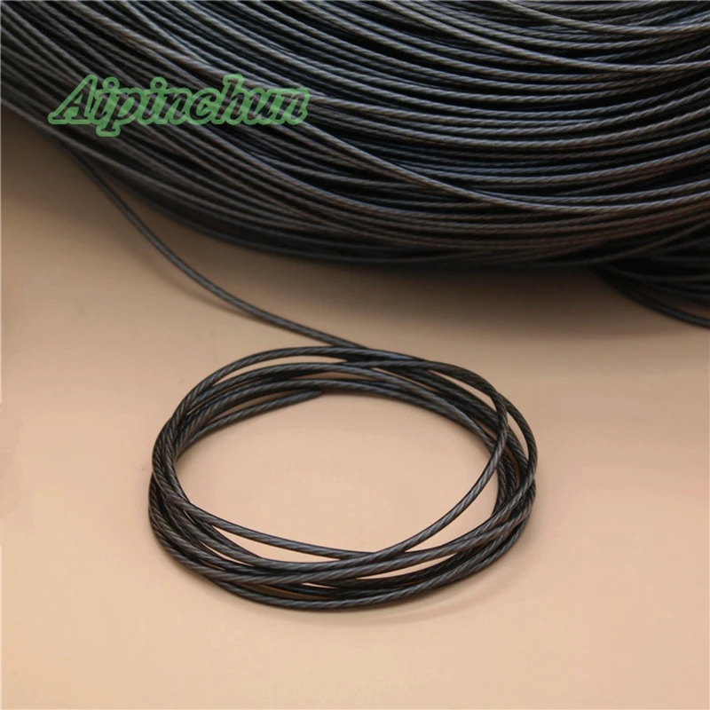 

Aipinchun DIY Grey Audio Earphone Cable Repair Replacement Headphone Silver-Plated OCC 3-Core Wire 100cm A13