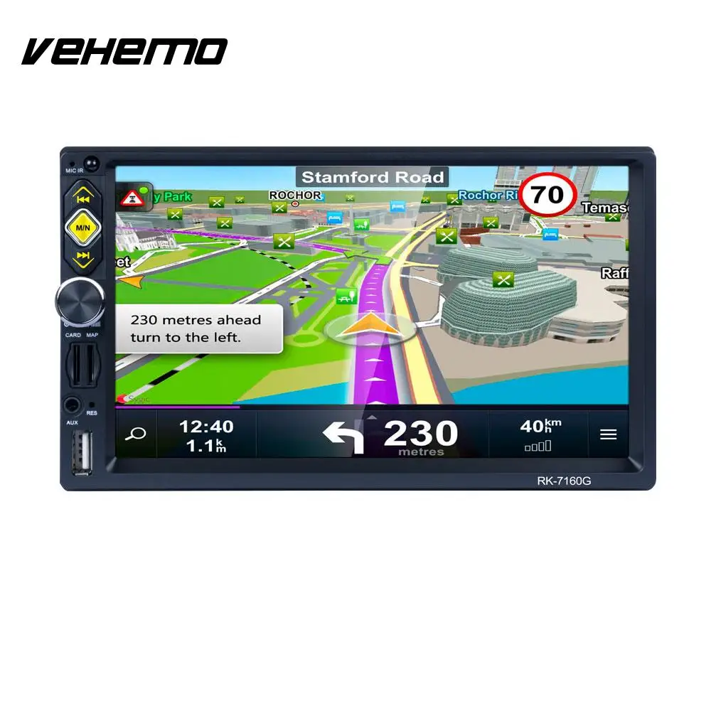 

Vehemo FM/AM/RDS Video Player Support Rear View Multimedia Player 2Din Car MP5 Player Automobile Audio