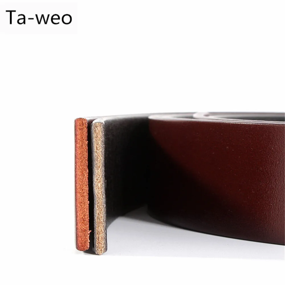 Ta-weo, дизайнерские мужские ремни высокого качества, повседневные мужские ремни из натуральной кожи, ремень с пряжкой Ceinture Homme, роскошный Джинсовый пояс