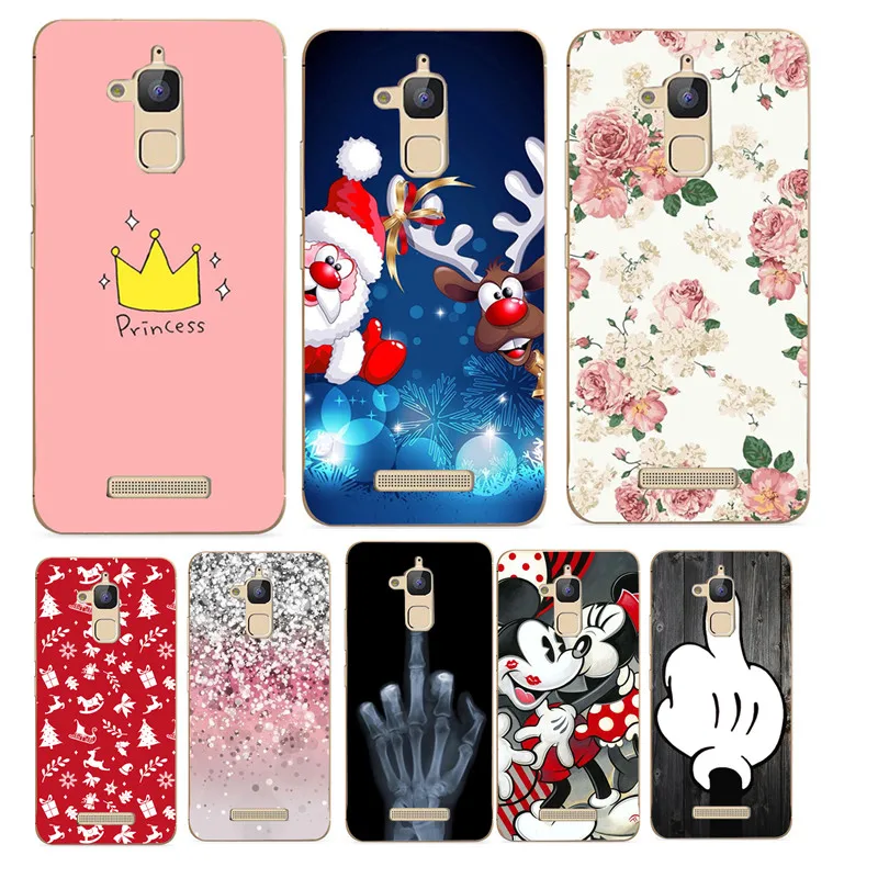 

Cute Cartoon Soft Silicone Case Coque For Asus ZenFone 3 Max ZC520TL Santa Claus ZC520TL Cover Funda For ZenFone 3 Max Capa