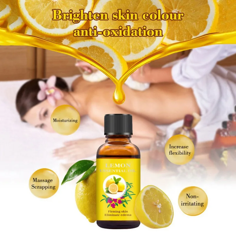 30 мл натуральный растительный терапия эфирное масло s против старения Лимфодренажный лимон уход за кожей эфирное масло массажные масла для тела