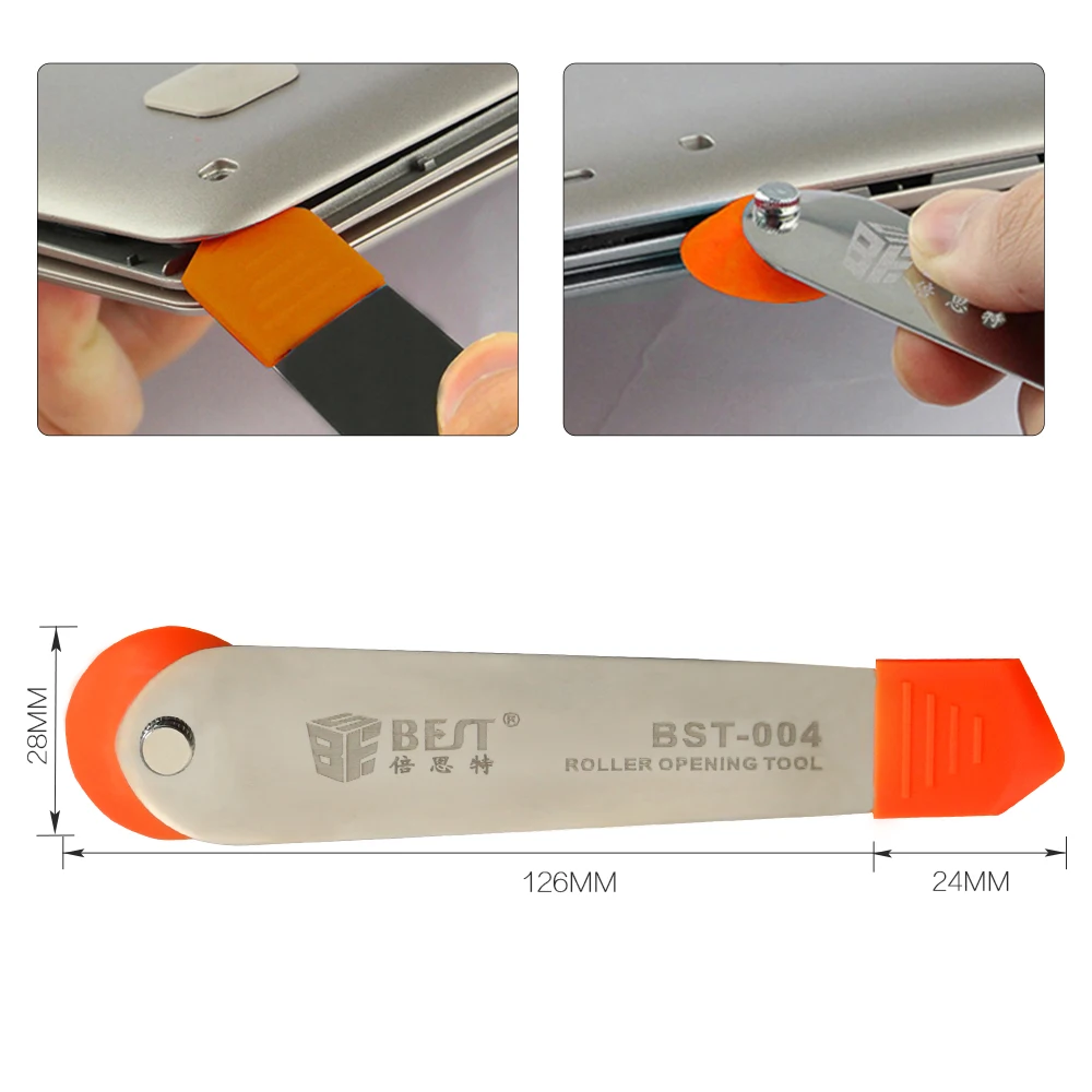 Tools BST-004 Mobile Phone Repair Roller Metal Pry Flexible Steel Crowbar scraper Tablet | Инструменты