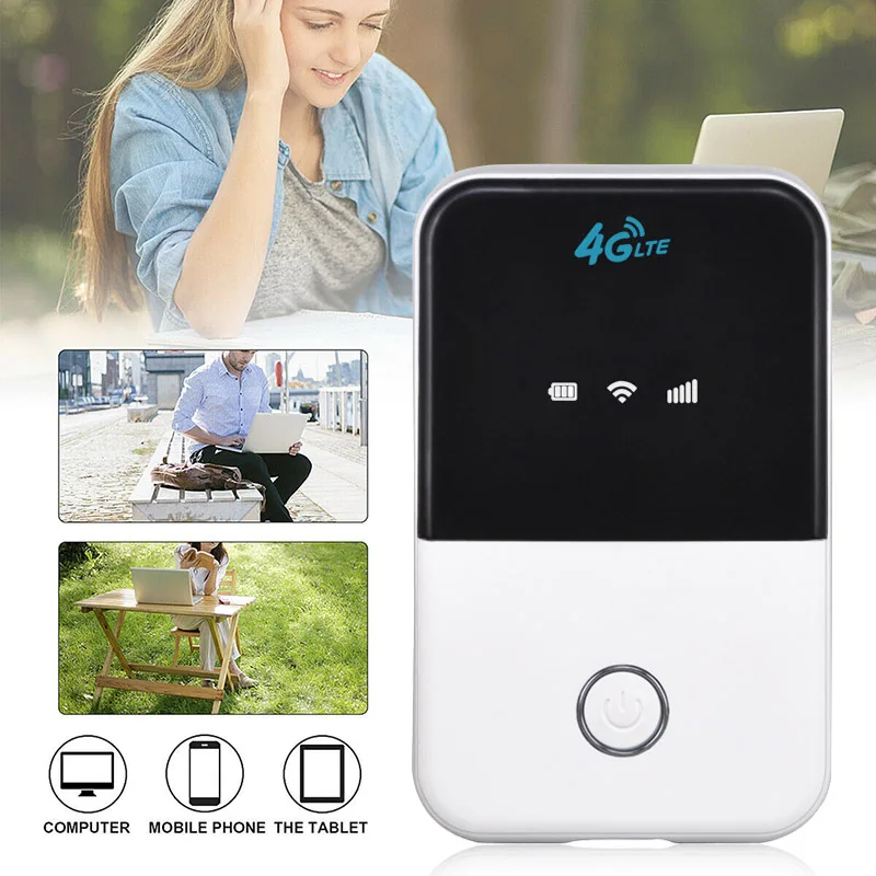 

HOT Unlocked 4G Router LTE Wireless Car Mobile Wifi Hotspot SIM Card Slot for Smartphones Drop shipping