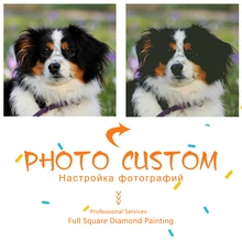 SaShiKo фото на заказ милые животные алмазные картина Полная площадь изображение горного хрусталя DIY Алмазная мозаика Алмазная вышивка распродажа