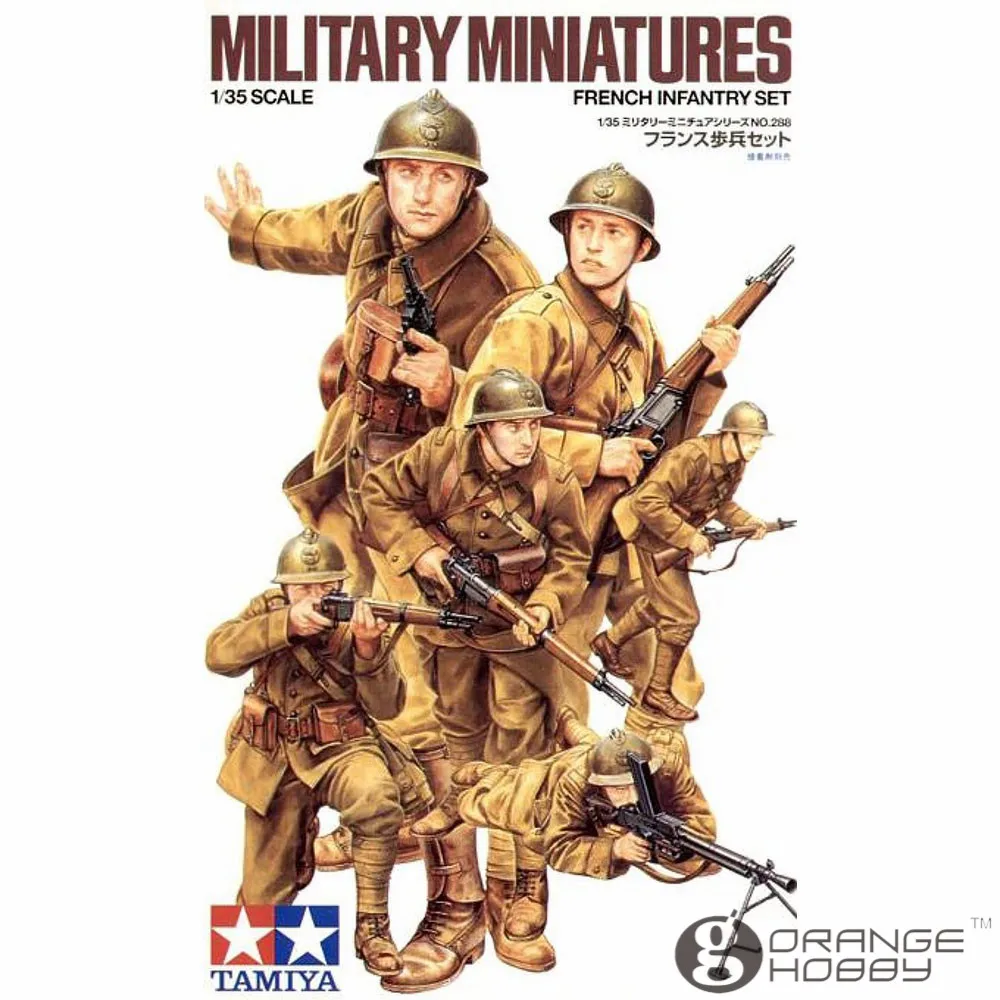 

OHS Tamiya 35288 1/35 French Infantry Set Assembly Military Miniatures Model Building Kits G