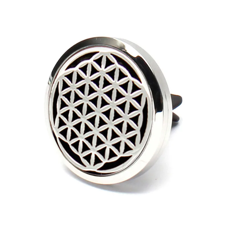 

Silver Essential Oil Diffuser Pendan For Vent Clip 38mm Magnet Aromatherapy Car Vent Difuser Clip Hot Perfume Car Diffuser Clip