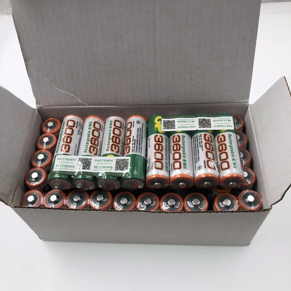 4~ 20 шт Новинка 1,2 V AA 3600mAh NI MH предварительно заряженные аккумуляторы NI-MH аккумуляторная батарея AA3600 для игрушек микрофон камеры