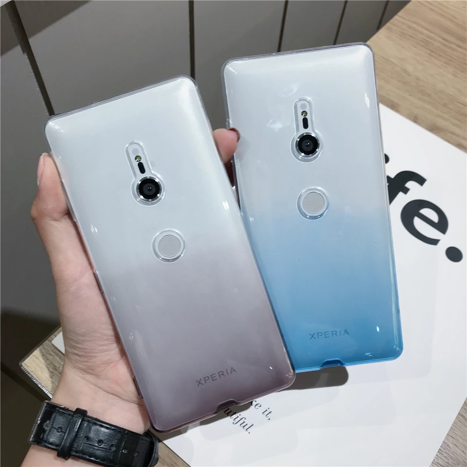 Сумерки Радуга Цвет чехол для sony XZ XZ1 XZ2 XZ3 XZ4 компактный Z5 C6 Xperia X XA XA1 XA2 XA3 ультра ТПУ