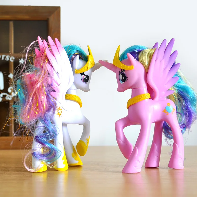 14cm-Collection-Model-Toy-Children-Gift-Anime-model-Funko-POP-Lovely-Rainbow-Horse-Princess-Luna-PVC (2)