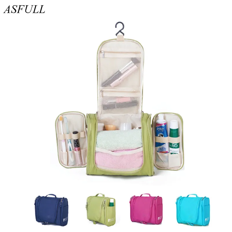 ASFULL Fashion Men Hanging Cosmetic Bag Travel Portable Beautician for ...