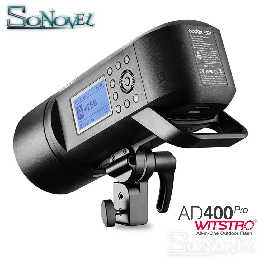 US $799.00 In StockGodox AD400 Pro WITSTRO AllInOne Outdoor Flash AD400Pro LiOn Battery TTL HSS With BuiltIn 24G Wireless X System