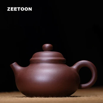

215cc Authentic Yixing Teapot Chinese Ceramic Health Kung Fu Tea Set Purple Clay Teapot master Handmade Tea Pot Creative Kettle